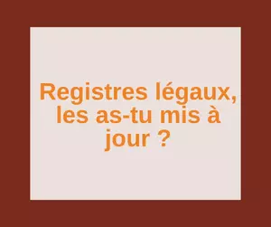 registres légaux