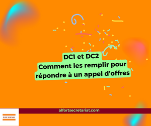DC1 DC2 comment remplir appel d'offres
